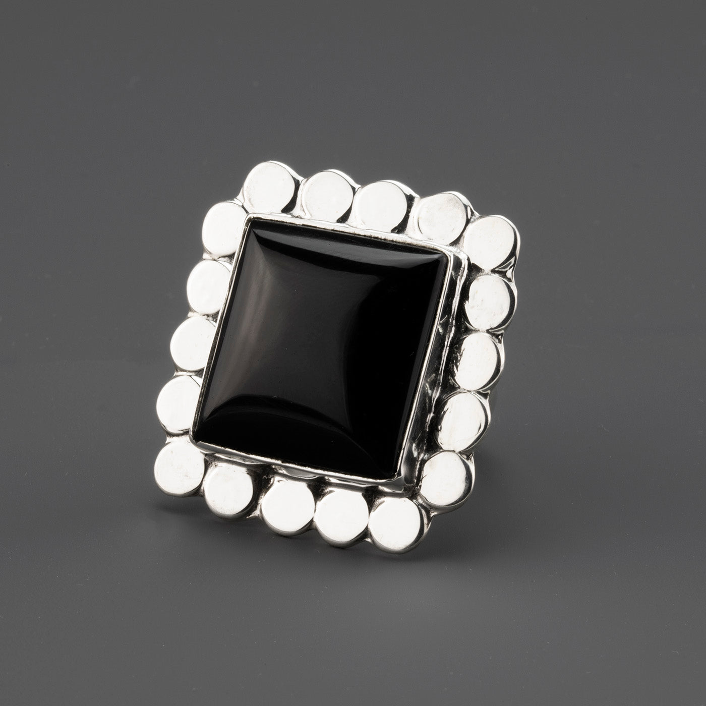 Shadow Frame Black Onyx Statement Ring