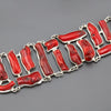 large red coral bracelet