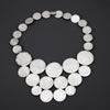 large sterling silver statement necklace