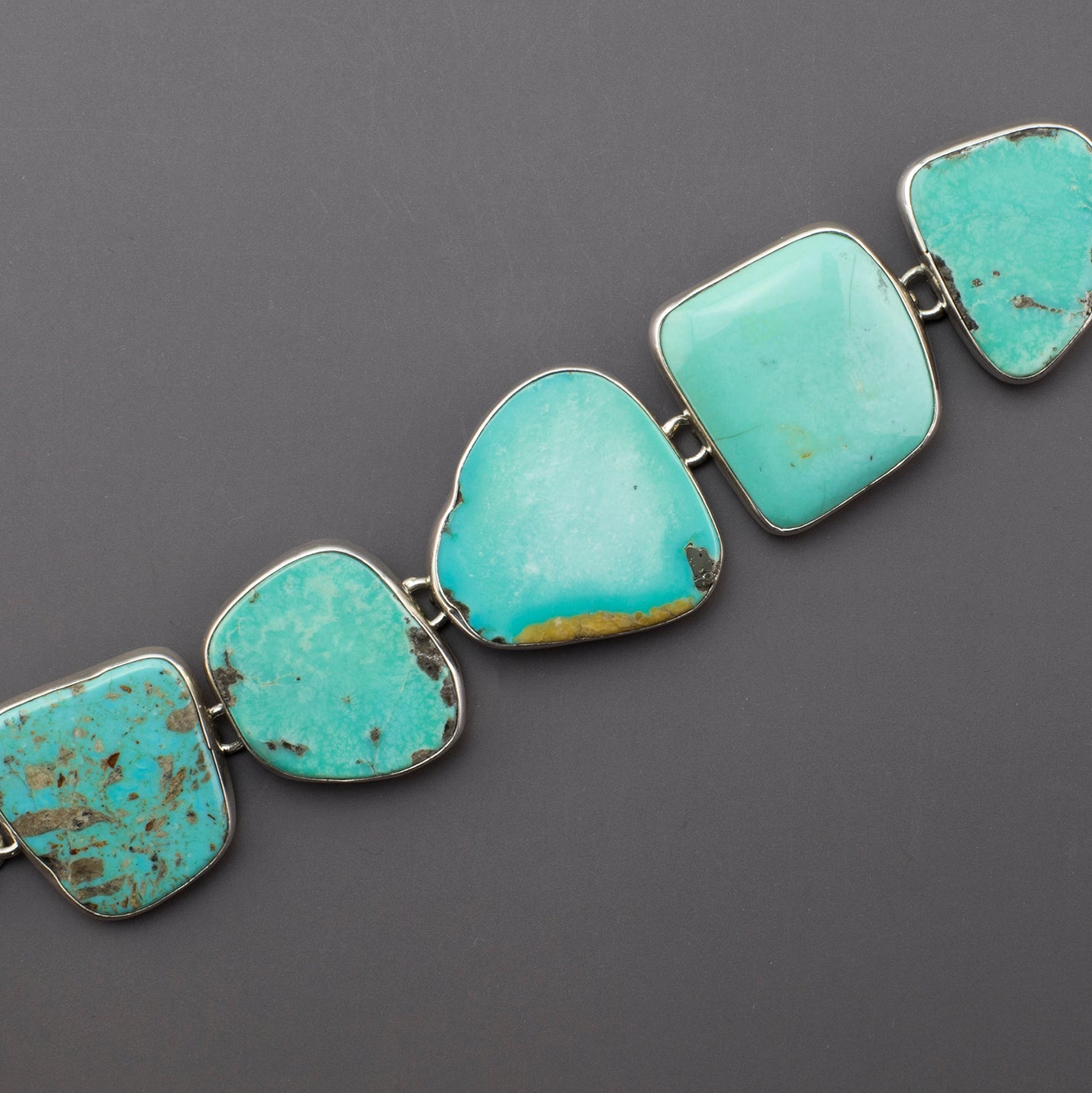 large turquoise stone bracelet