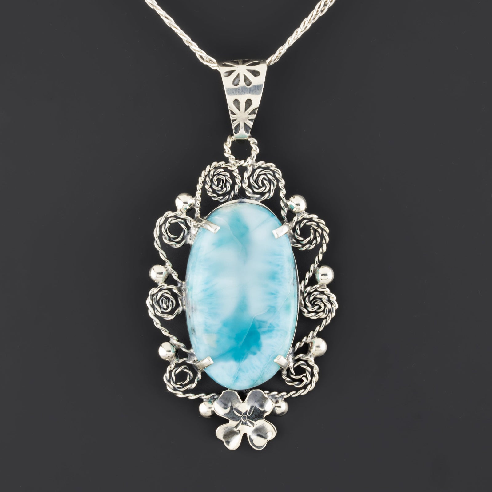 larimar pendant