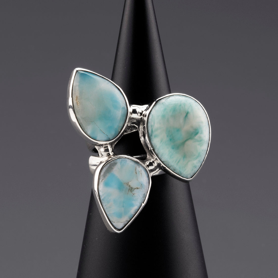 Blue Tide Larimar Ring