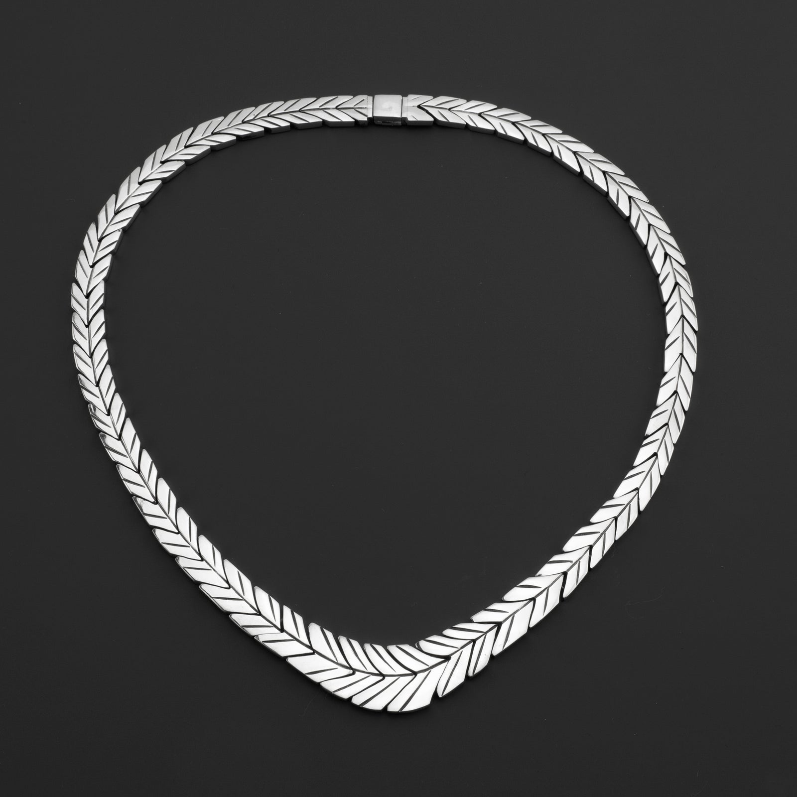 Leaf Necklace, Earrings, Bracelet Set