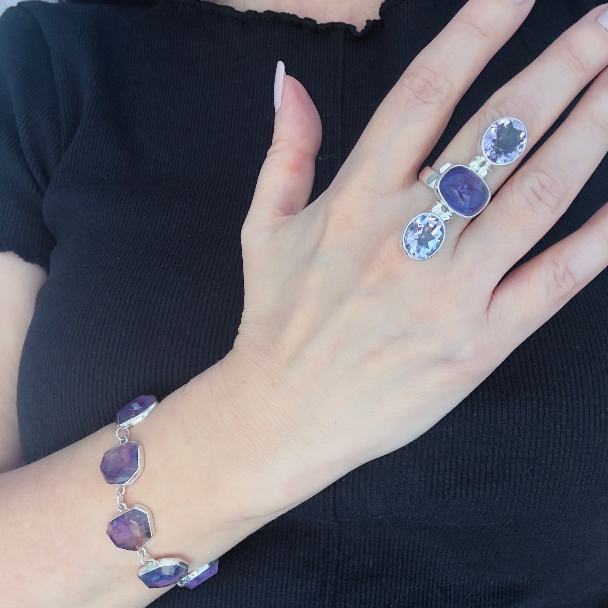 The Amethyst Tower Ring