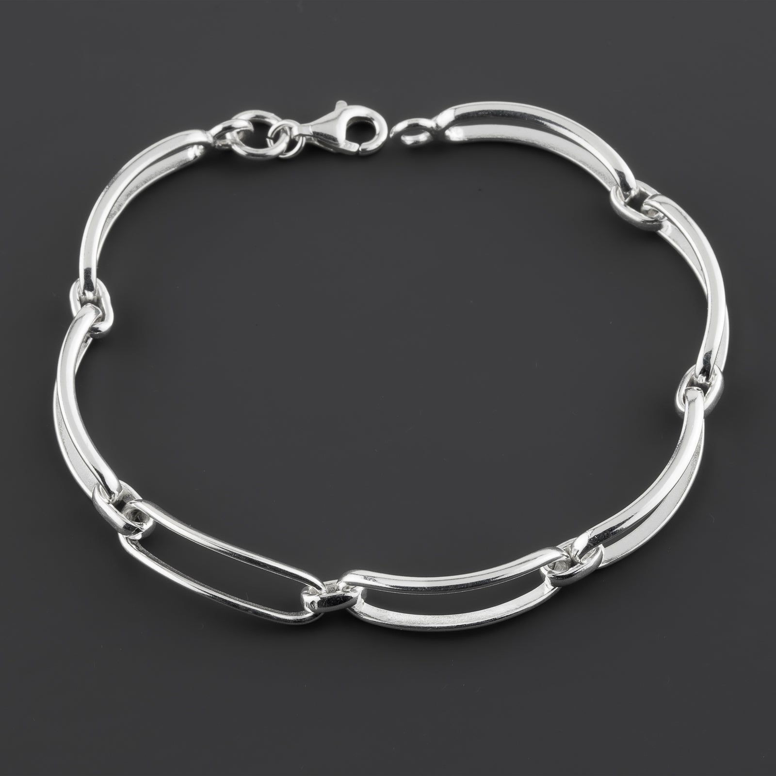 long link sterling silver bracelet