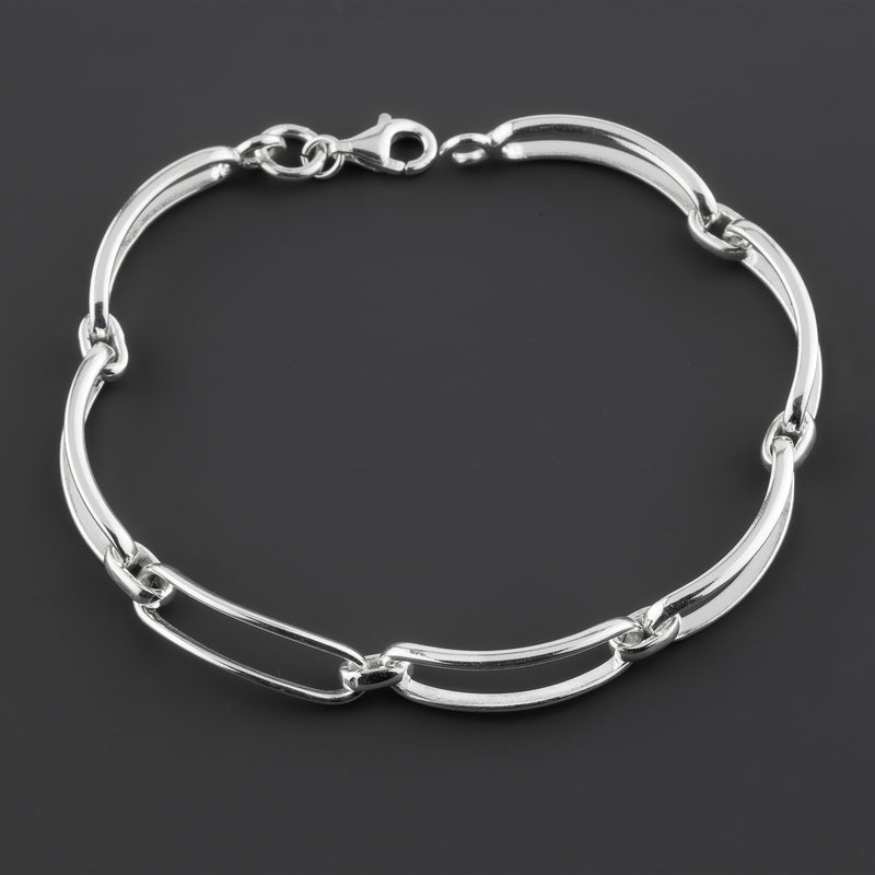 long link sterling silver bracelet