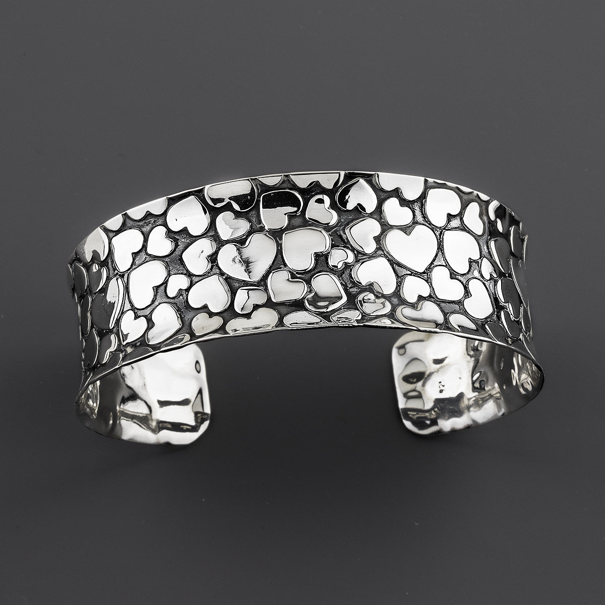love armor sterling silver cuff bracelet