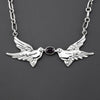 lovebirds Mexican silver necklace