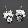 lovebirds-sterling silver earrings