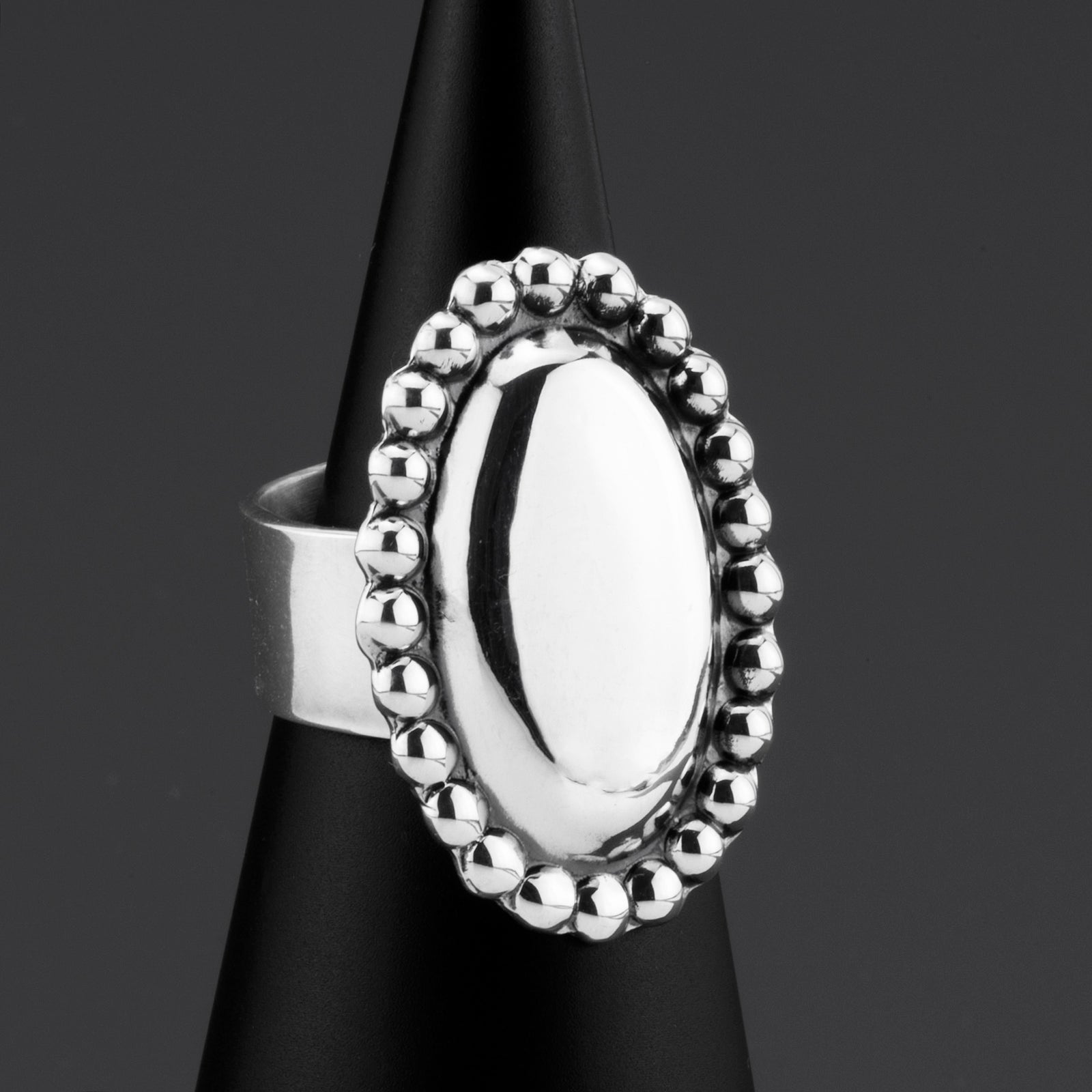 luz de plata Mexican silver ring