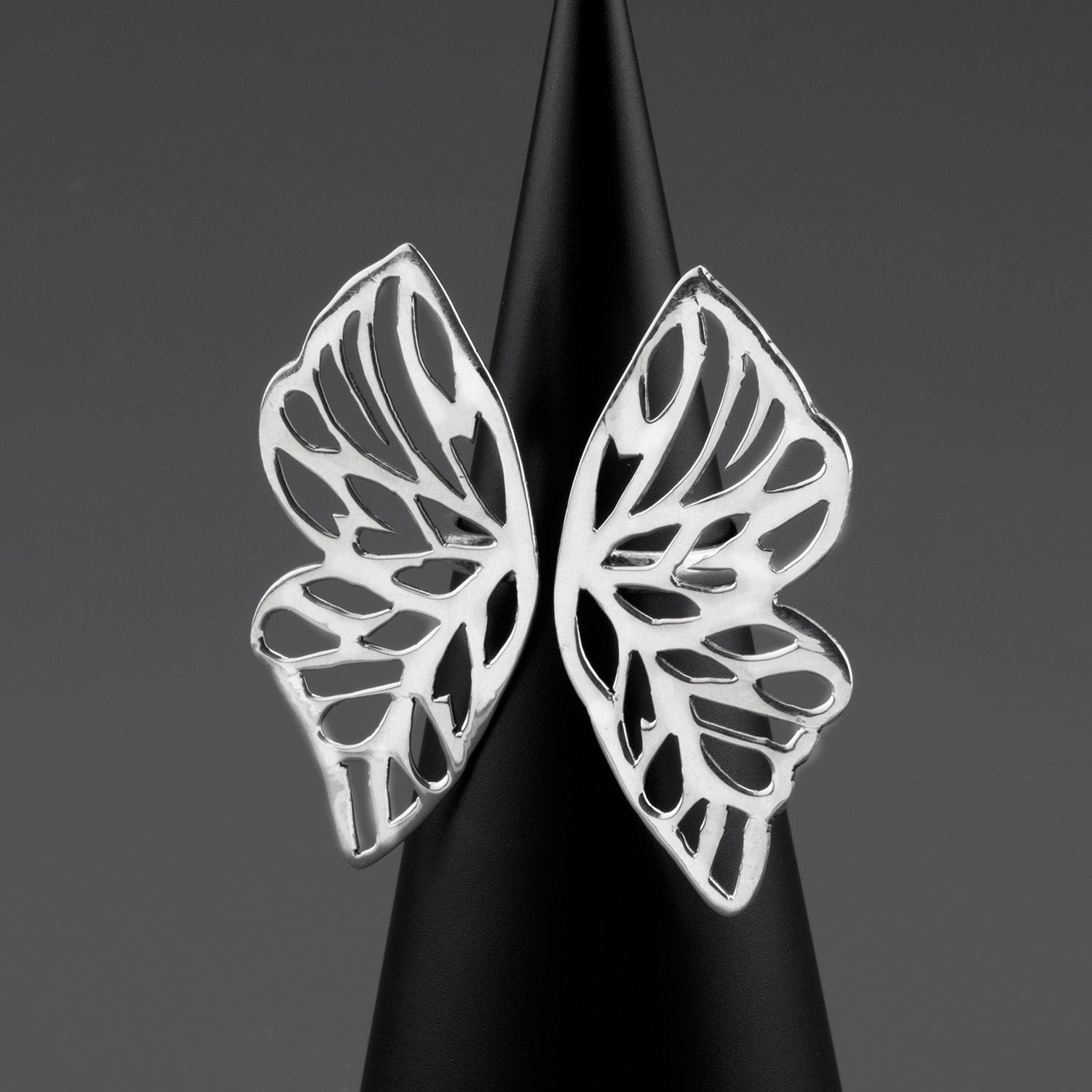 mariposa sterling silver butterfly ring