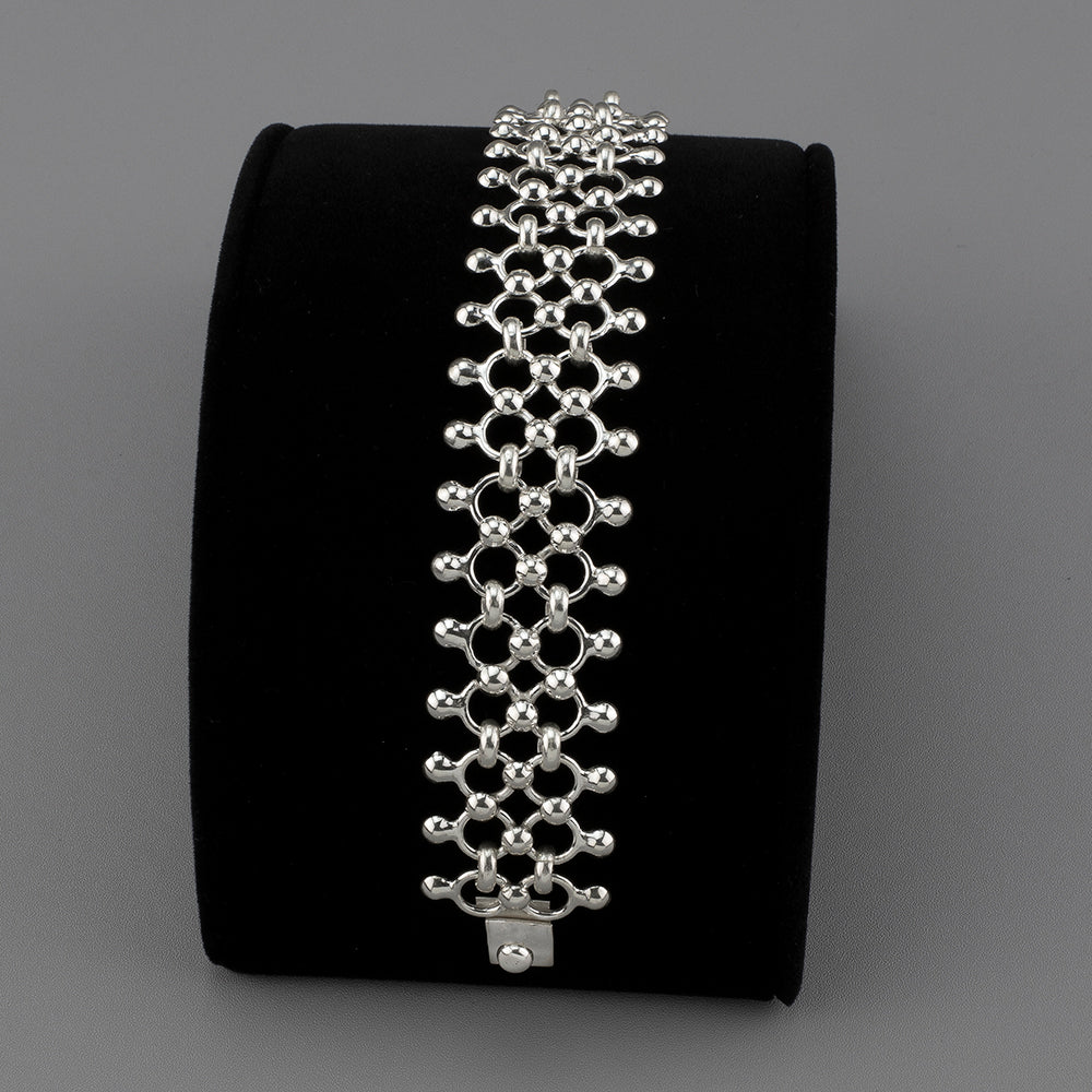 Reina Chain Taxco Silver Bracelet