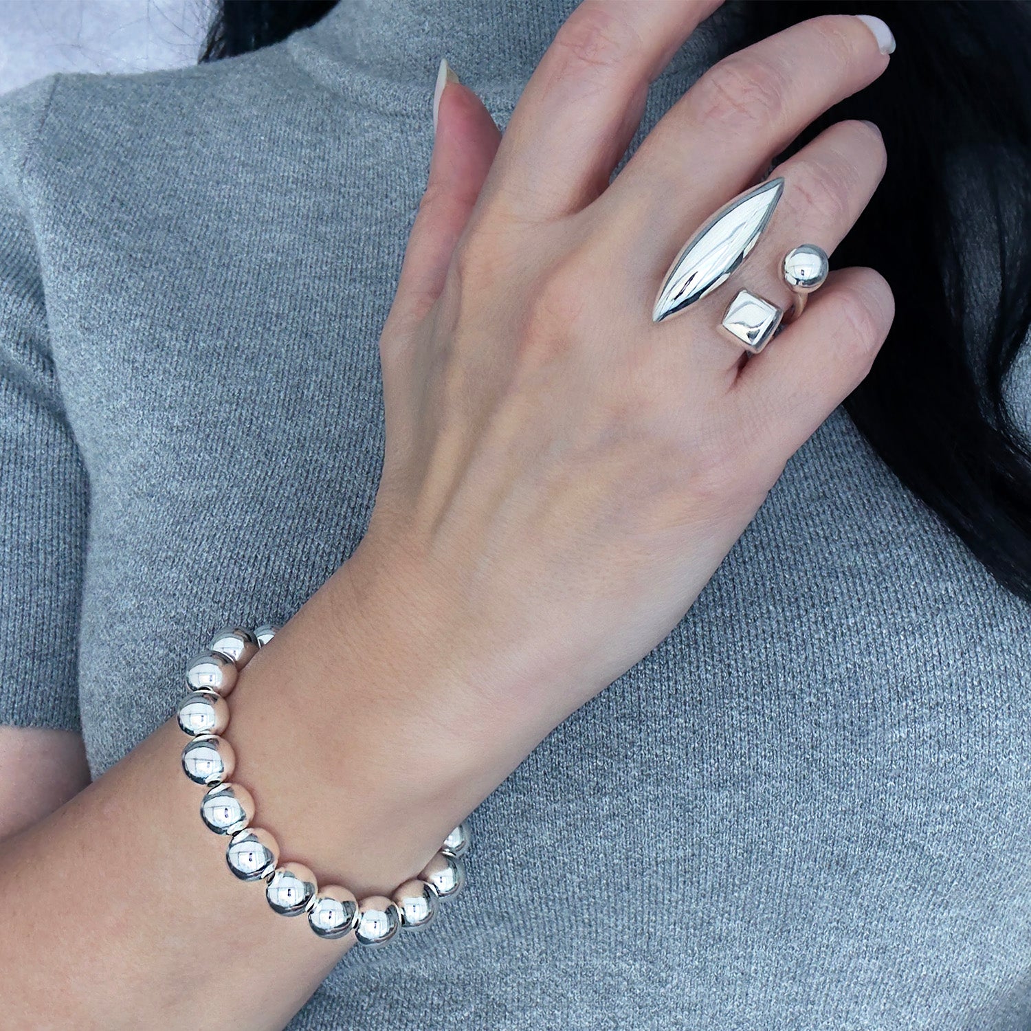 Metal Muse Chunky Sterling Silver Ring