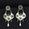 Mexican silver arracada earrings