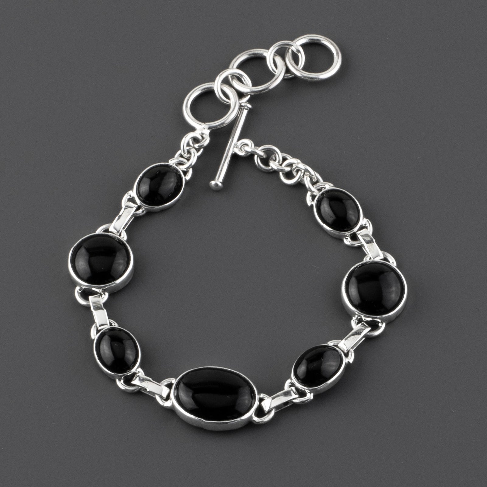 midnight links black onyx bracelet