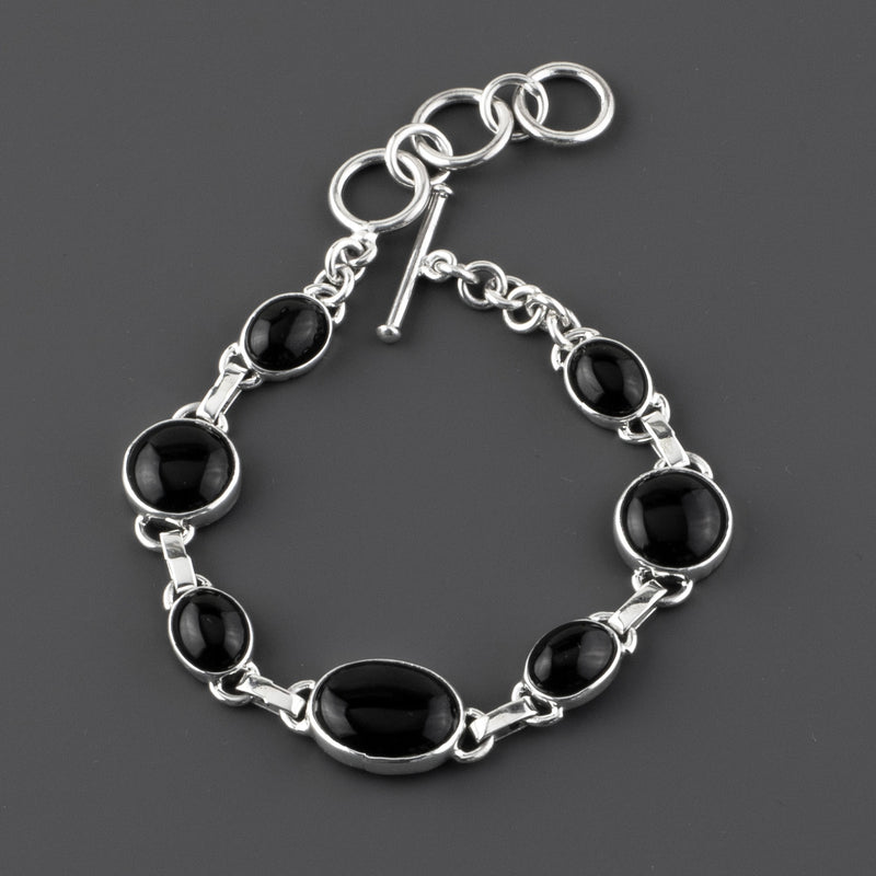 midnight links black onyx bracelet