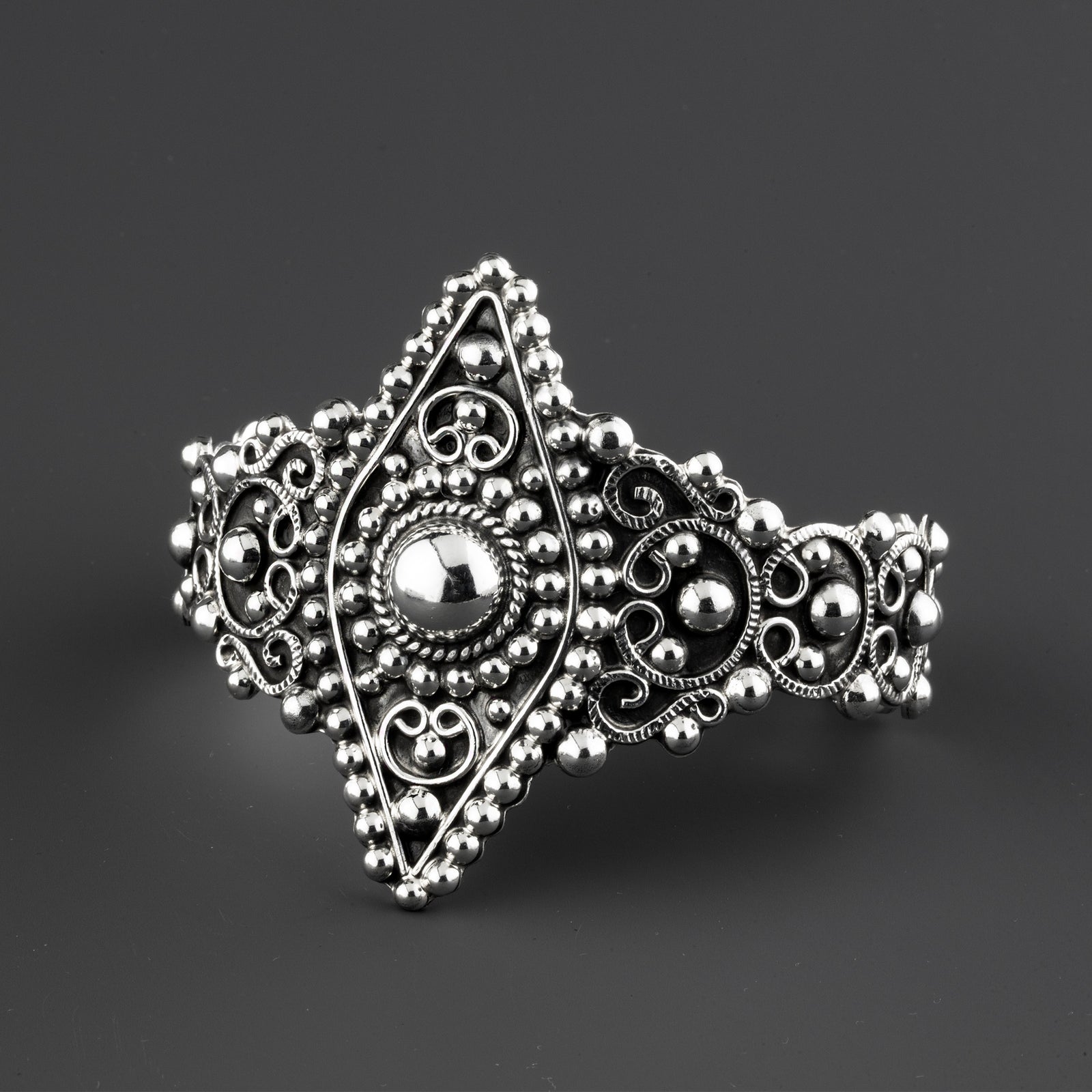 midnight relic Taxco cuff bracelet