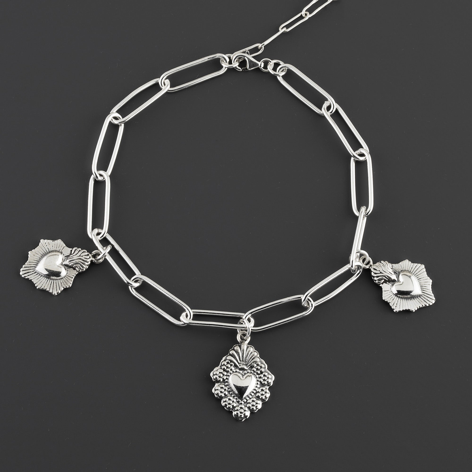 milagro muse Mexican silver bracelet