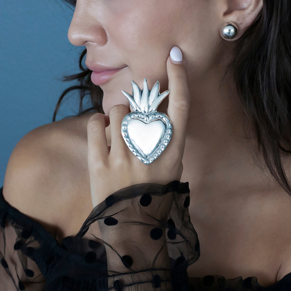 Milagro Mexican Silver Ring