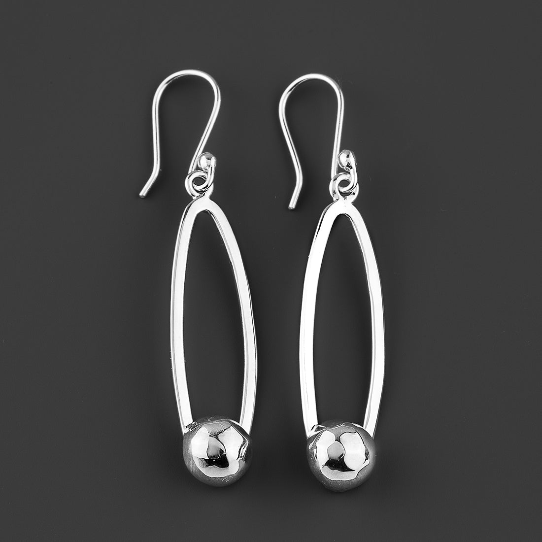 modern muse sterling silver drop earrings