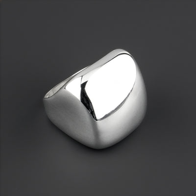Modern Block Ring