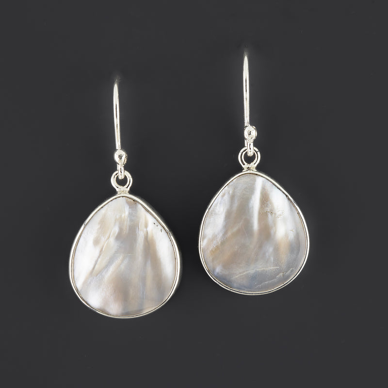 mother of pearl dangle earrings