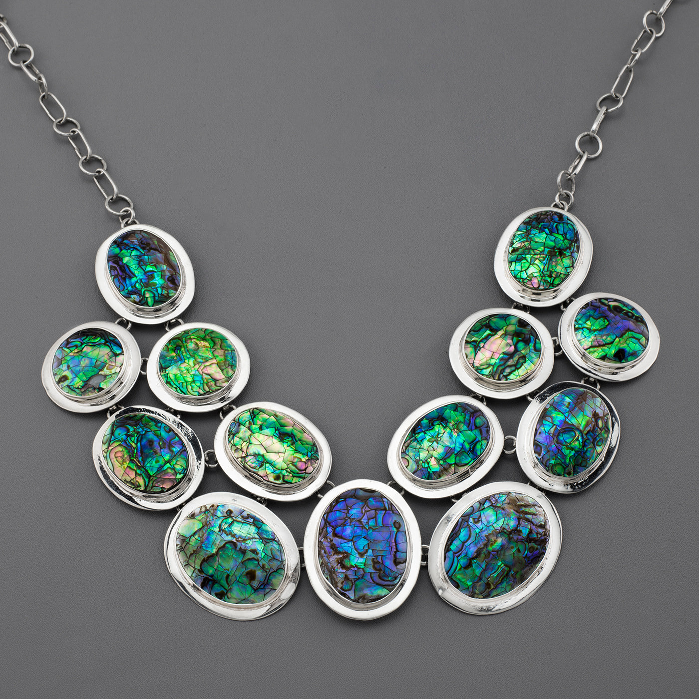 ocean's echo abalone necklace