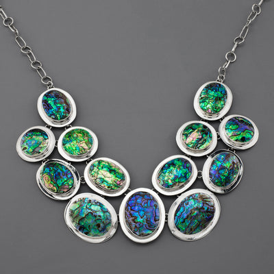ocean's echo abalone necklace