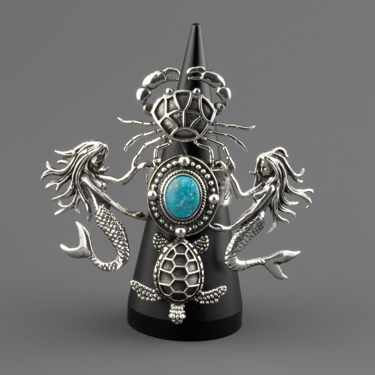 one of a kind ocean statement ring