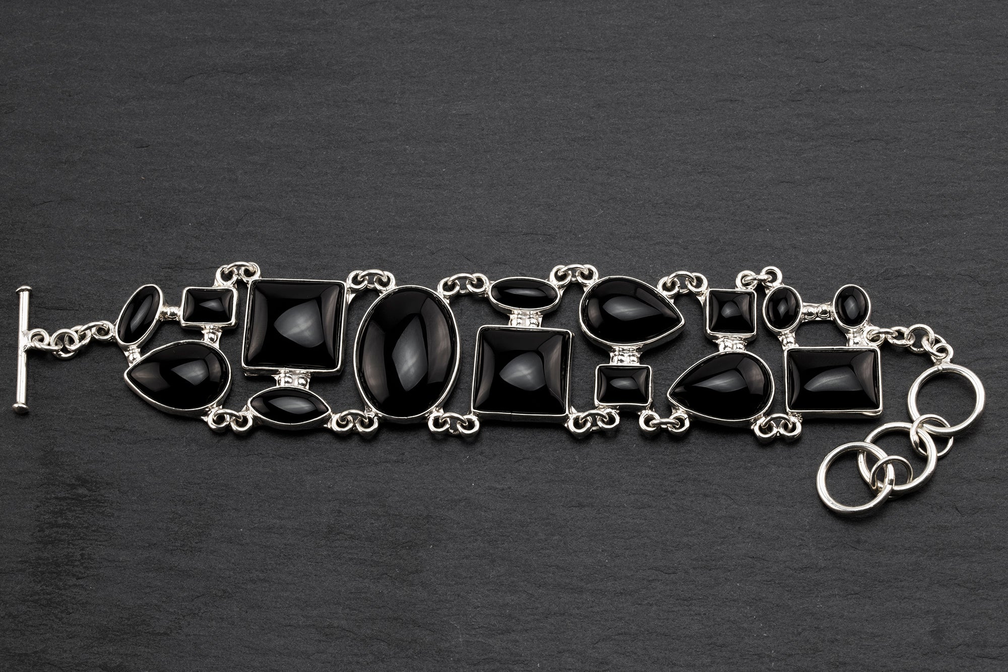 Large Black Onyx Bracelet