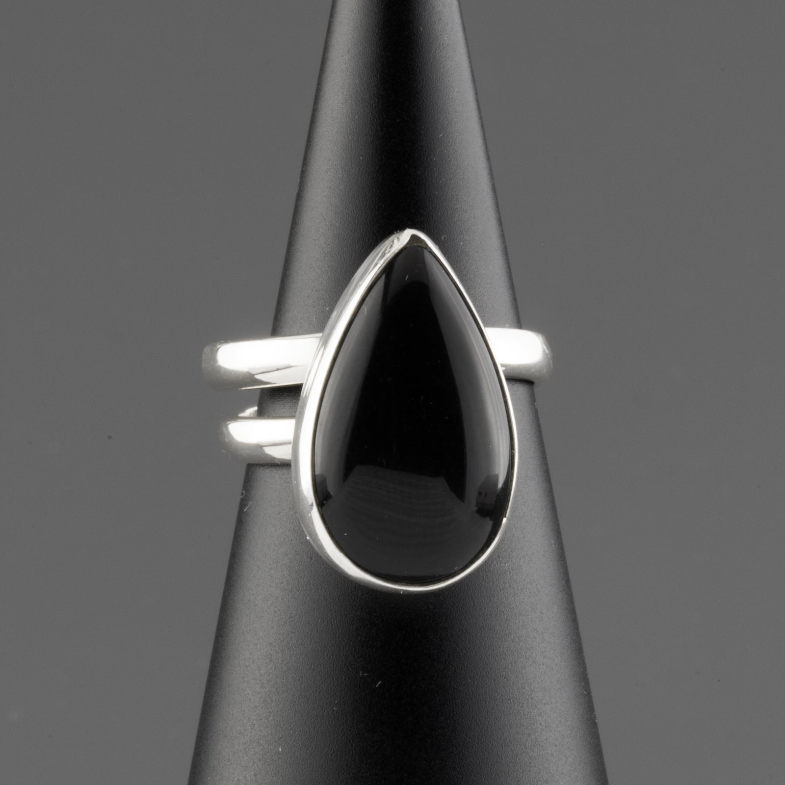 Inkdrop Onyx Ring