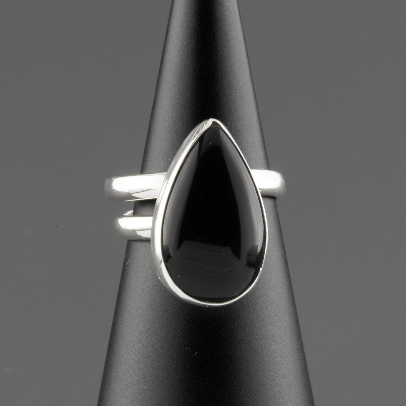 Inkdrop Onyx Ring