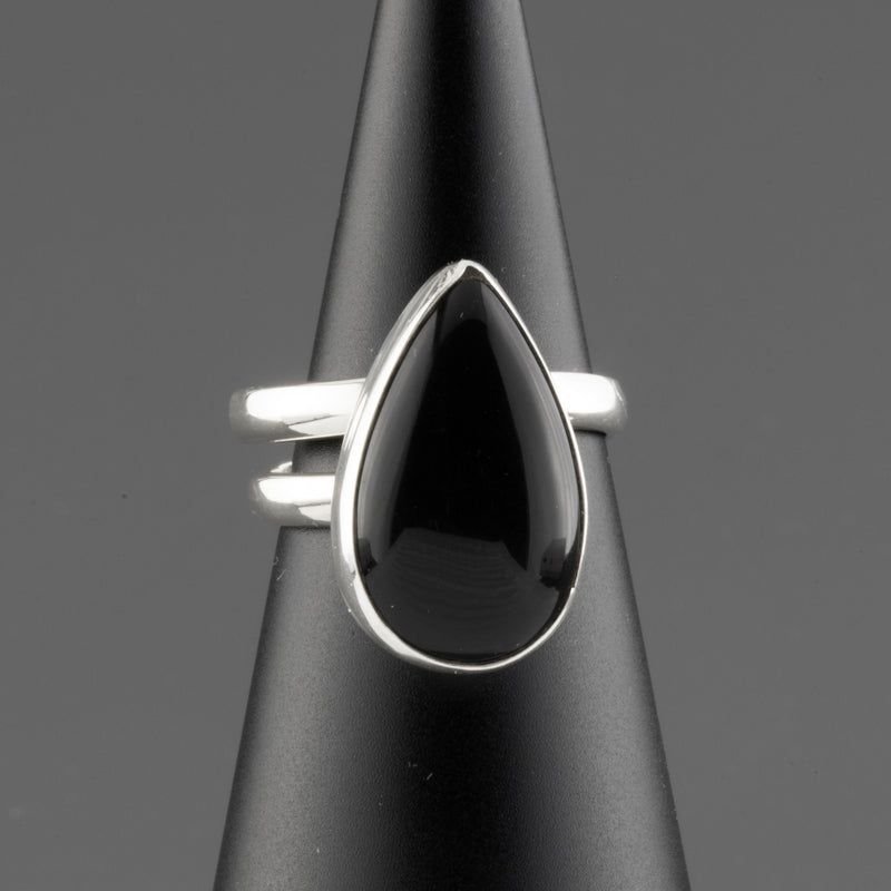 Inkdrop Onyx Ring
