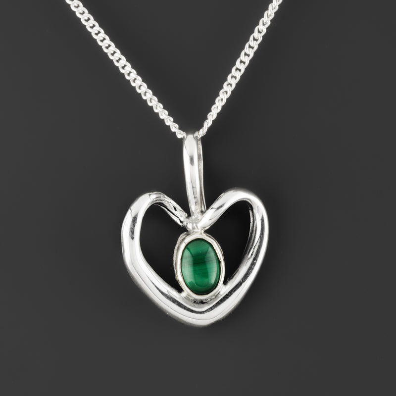 open heart pendant