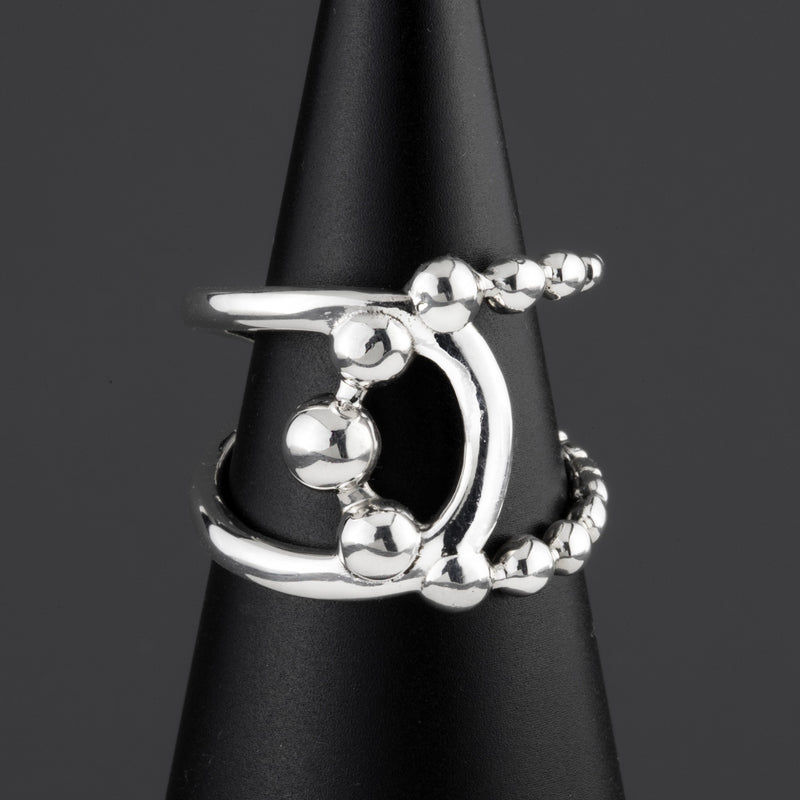 open loop sterling silver ring