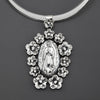 our lady of Guadalupe Mexican silver pendant