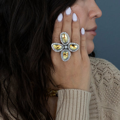 Amber Majesty Ring