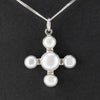 pearl cross pendant