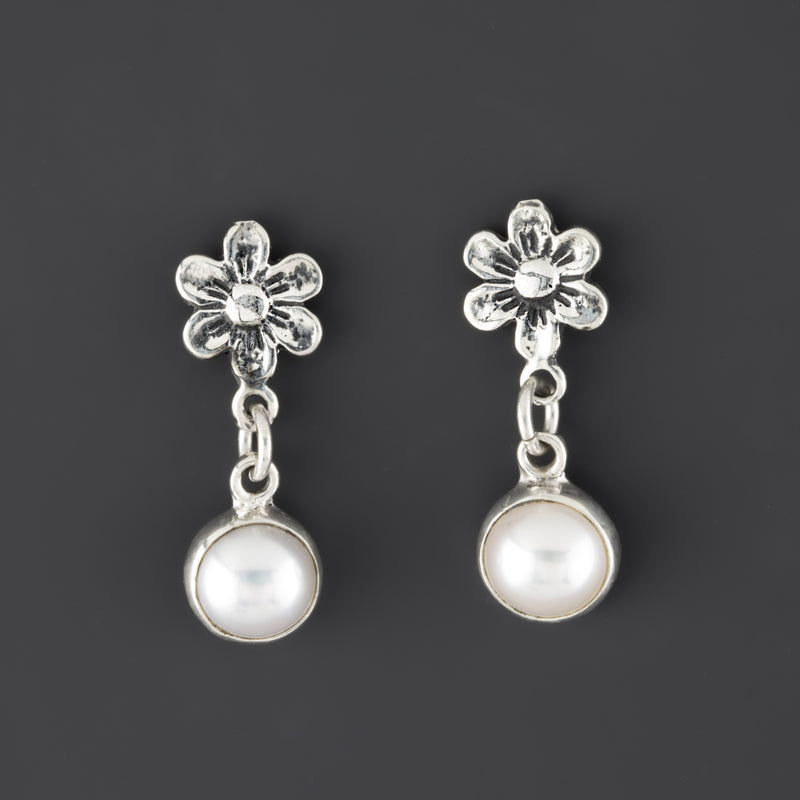 Pearl Blossom Earrings
