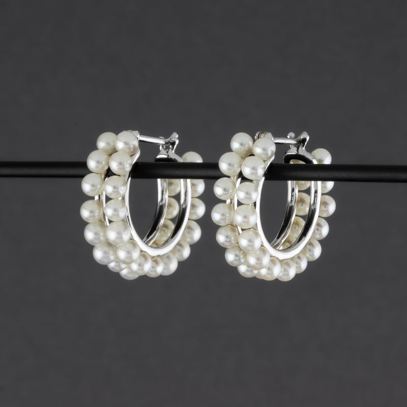 Perla Hoop Earrings