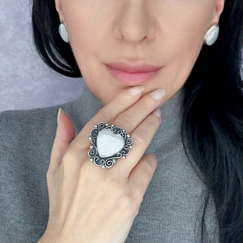 Madre Luna Handmade Silver Ring