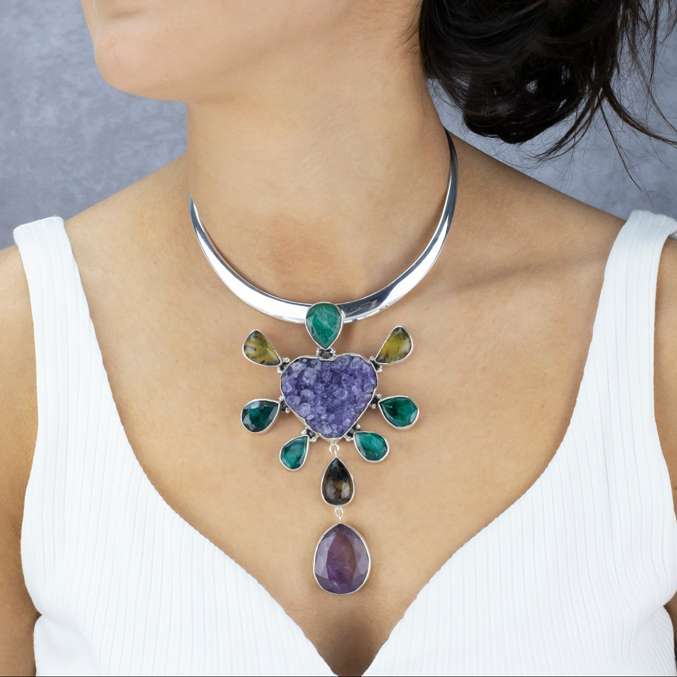 La Reina del Sol Large Mexican Pendant