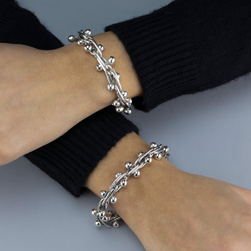 peppercorn Mexican silver bracelet
