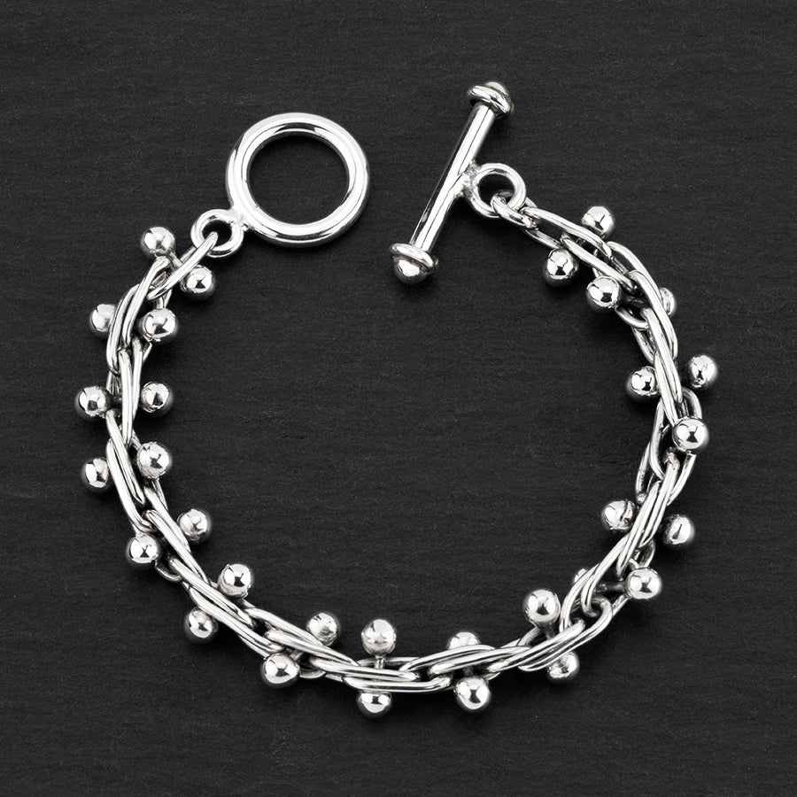 peppercorn Mexican silver bracelet