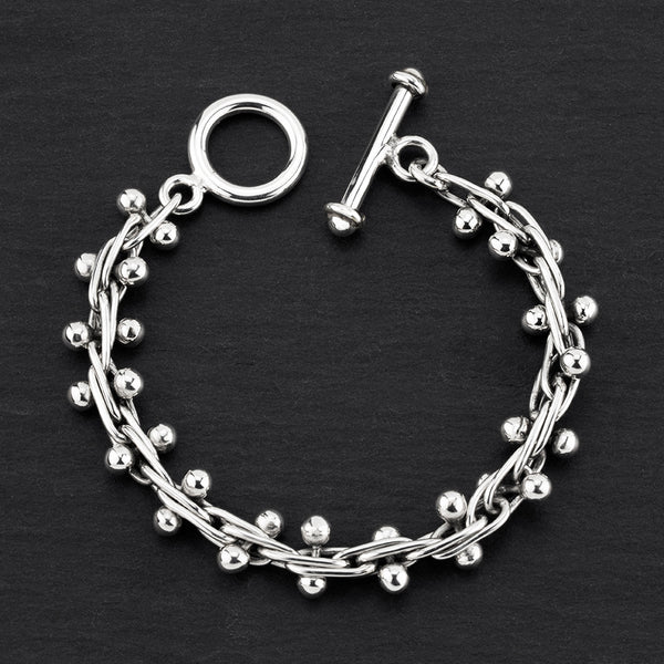 Taxco Hector Aguilar Aztec Panel Bracelet | Vintage Sterling