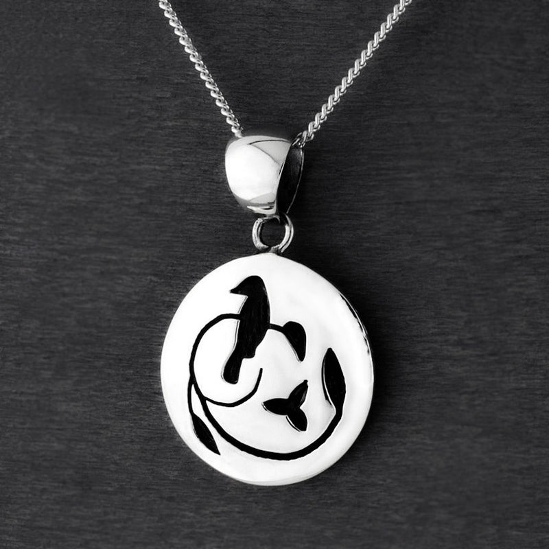 perch perfect sterling silver bird pendant