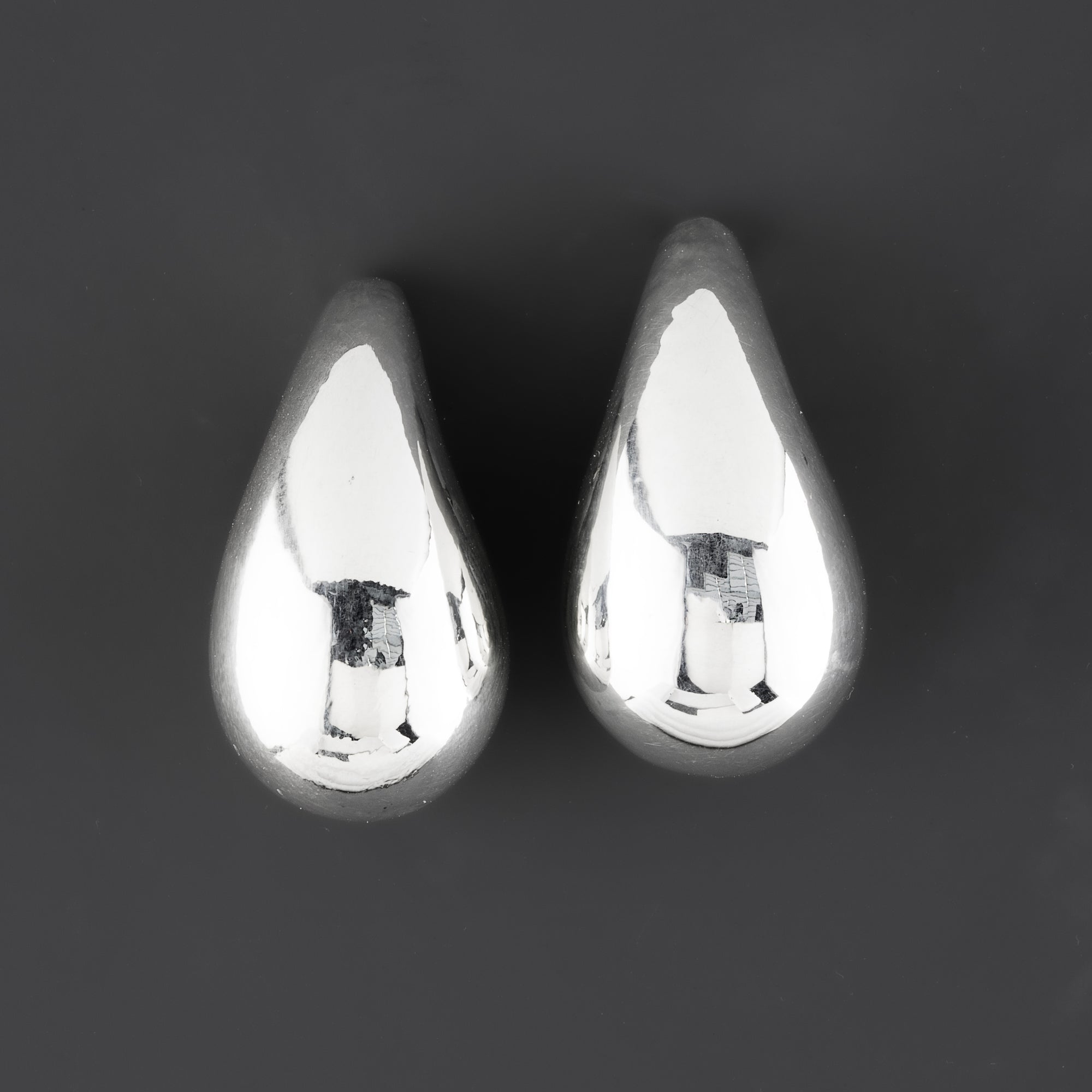 Silver Drip Studs