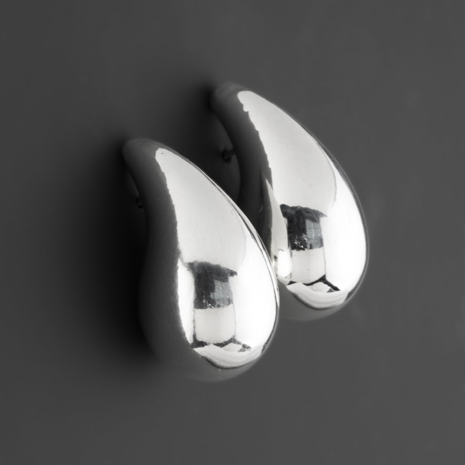 Silver Drip Studs