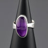 purple horizon sterling silver amethyst ring