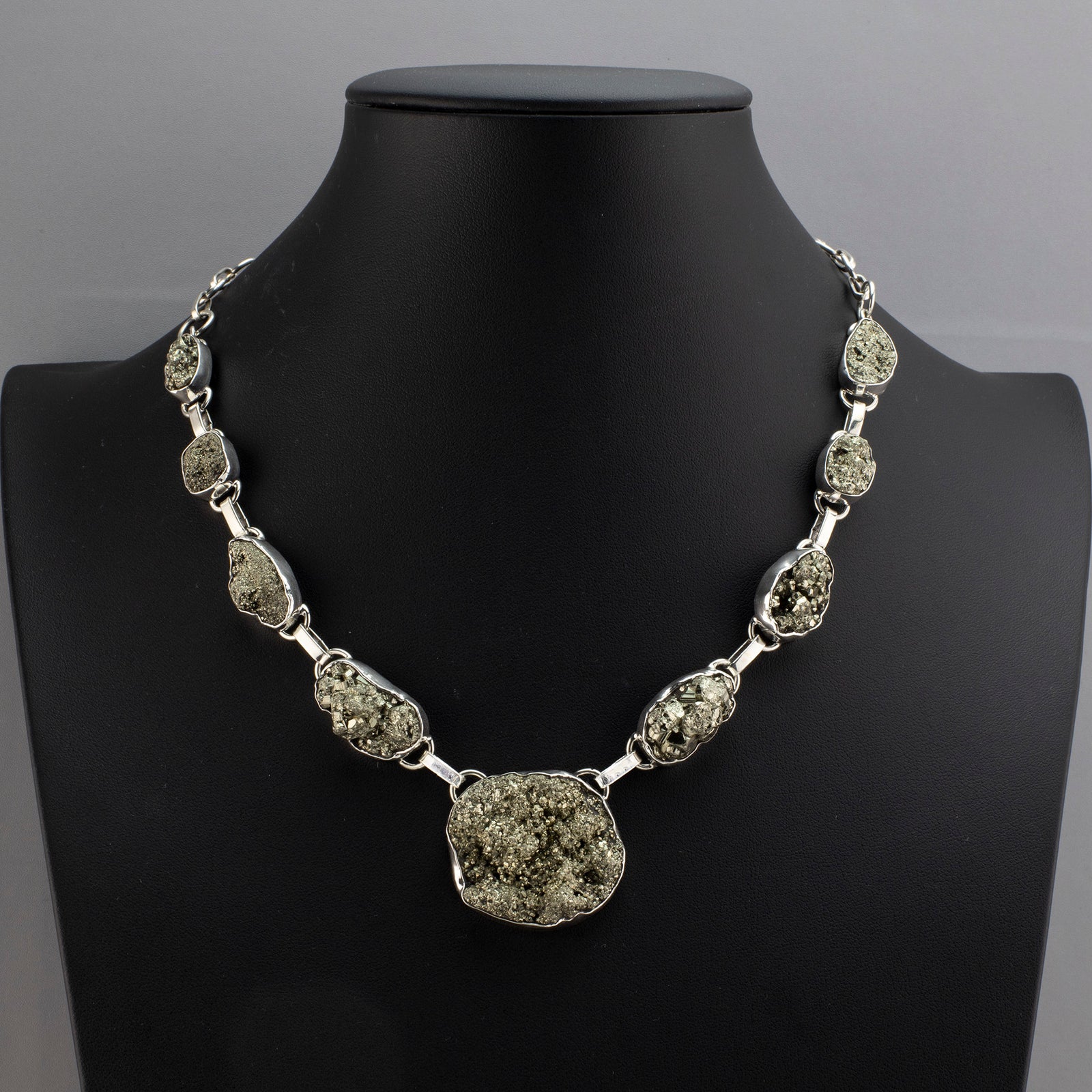 Gilded Earth Pyrite Necklace